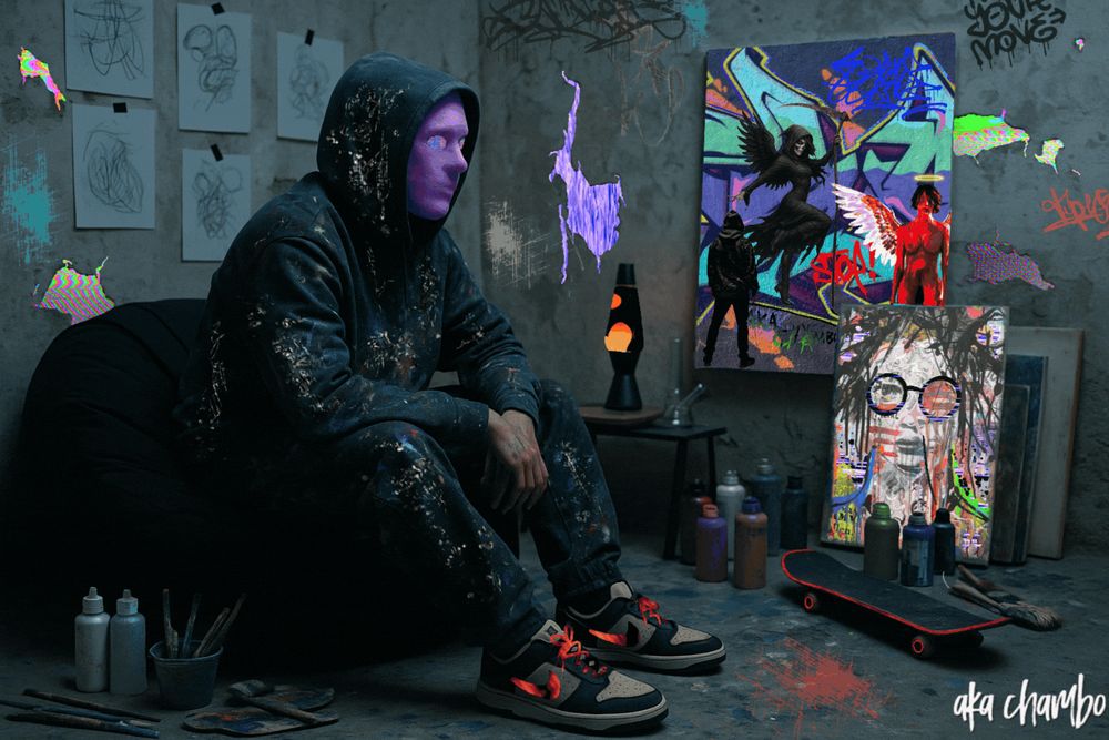 The Thoughts Before the Paint Drips