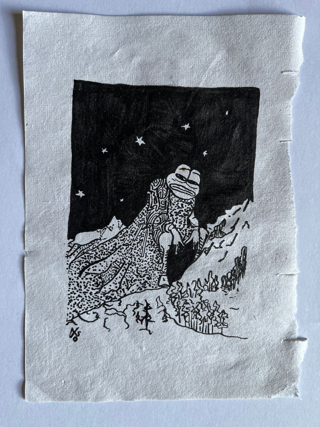 and it grieved him in his heart