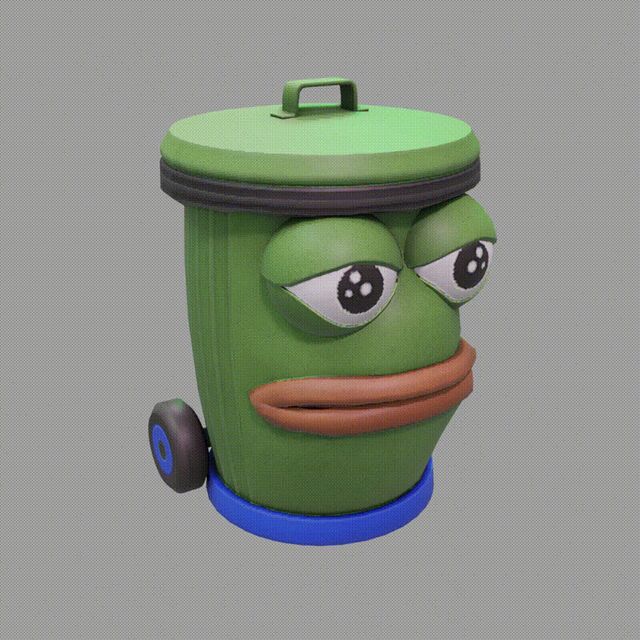 PEPE Trash Can