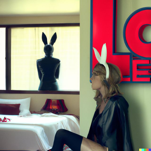 MISS AL SIMPSON X DALL-E 2 - LOST MOTEL 53