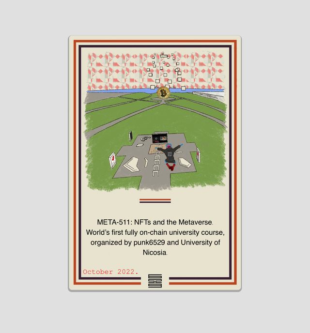 META-511: NFTs and the Metaverse