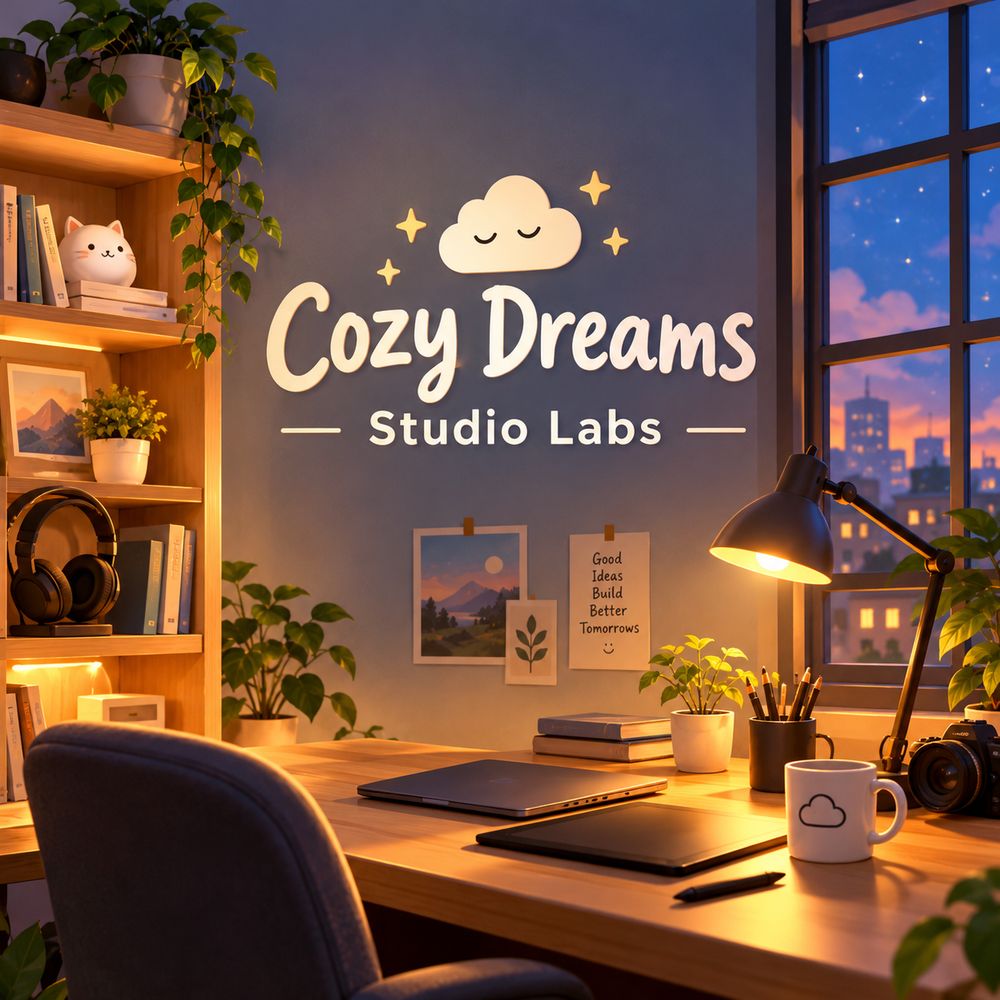 Cozy Winter Dreams – Anime Girl & Cat