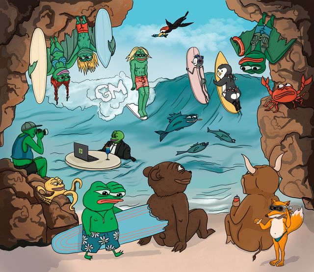 Surfing Pepedise