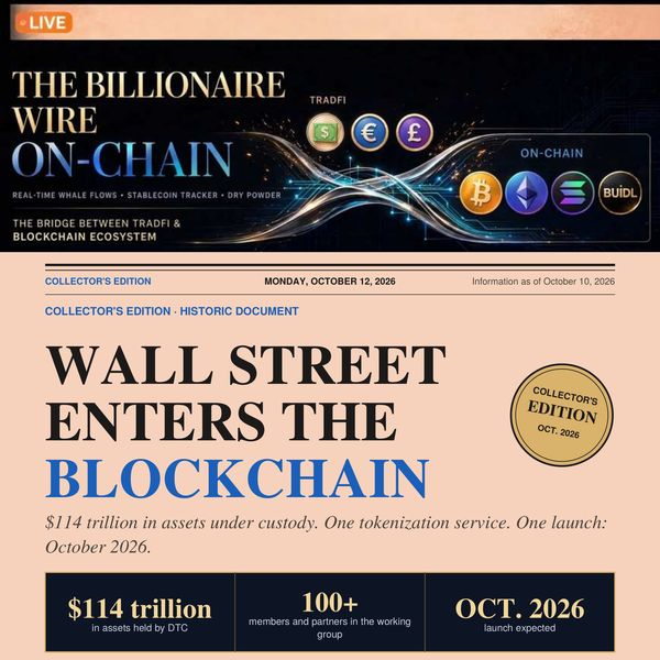 WALL STREET ENTERS THE BLOCKCHAIN 