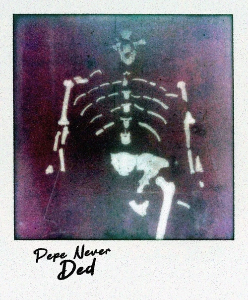 PEPE NEVER DED.                    'Available'
