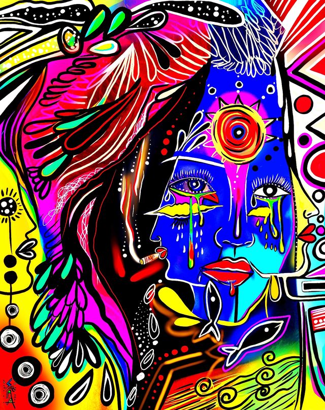 An Alien The Color of Blue