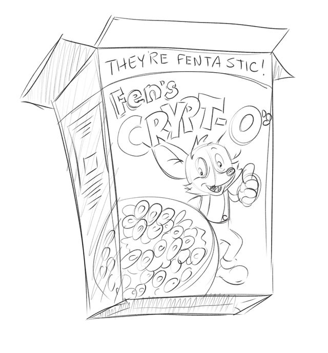 Fen's Cryto-Os Cereal Box