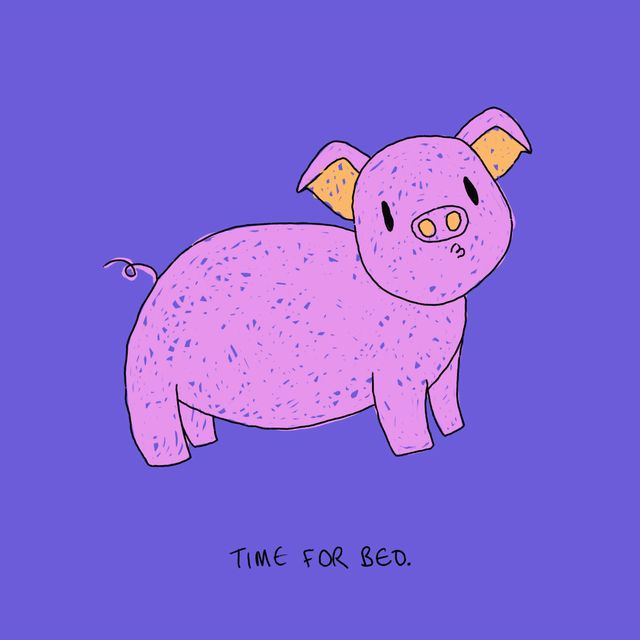 time for bed.