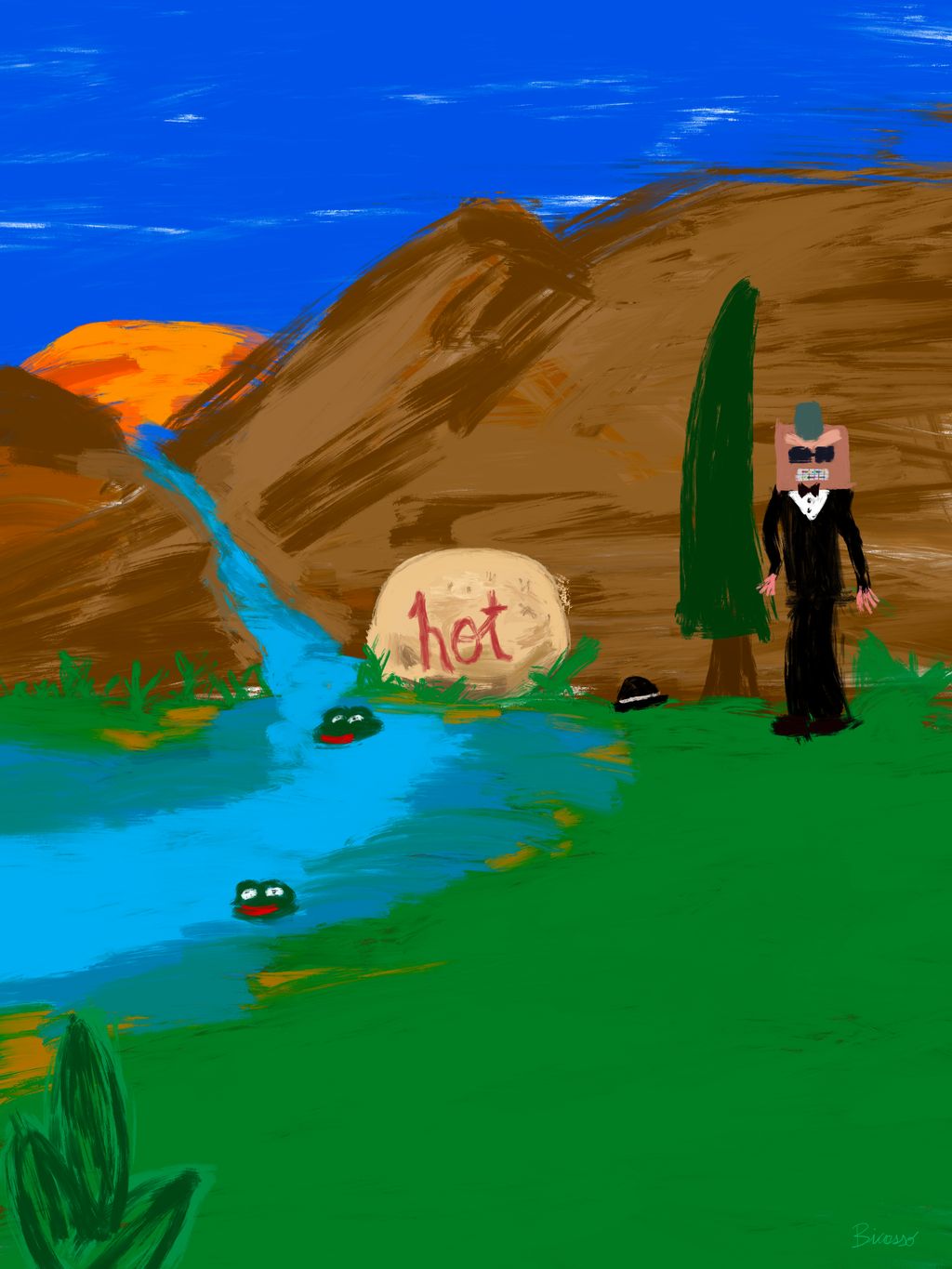 "hot fingers drawed this"