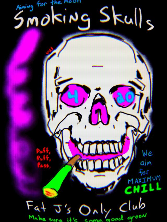 Smoking Skulls Fat Js Only club