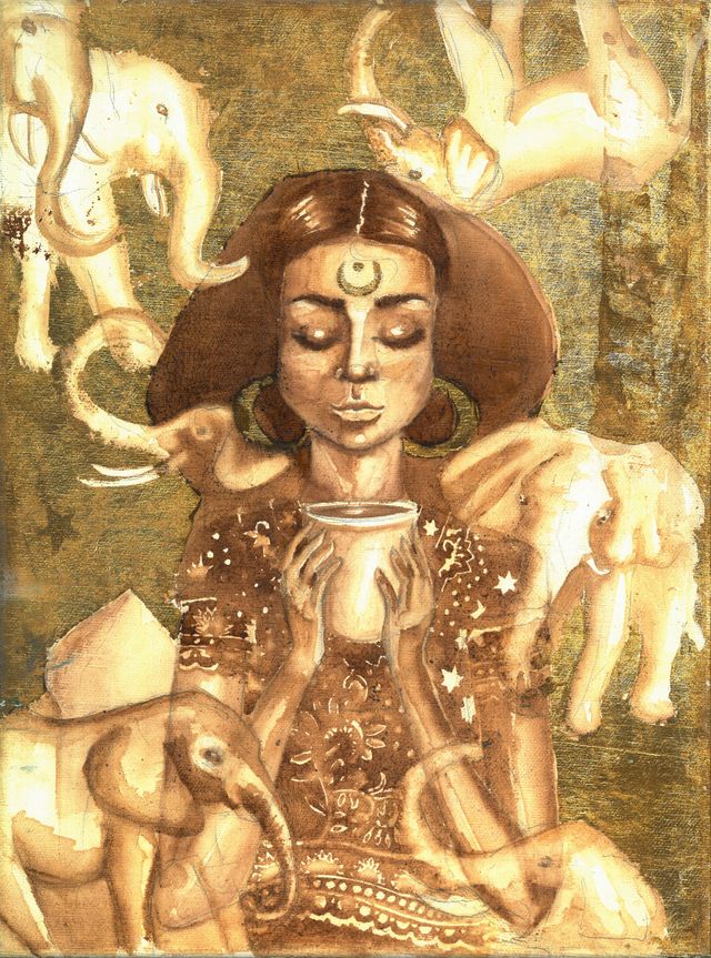 Golden Whisper of White Elephants