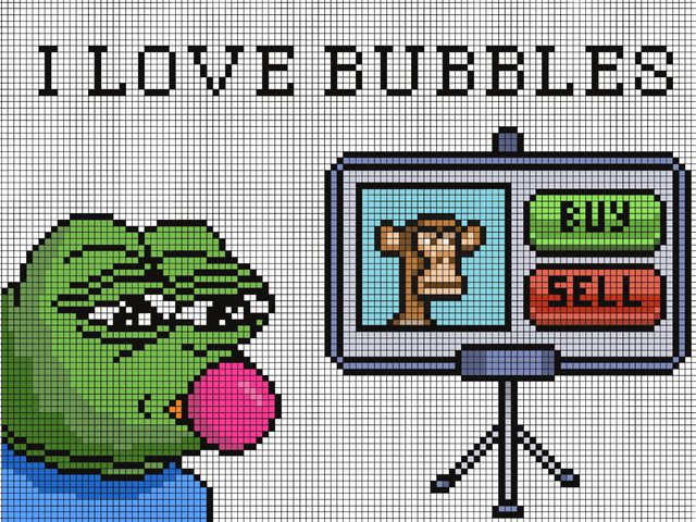 Burnasso Pepe Series #1 Bubble Pepe