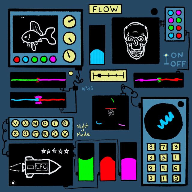 Fidgets Flow (night mode)