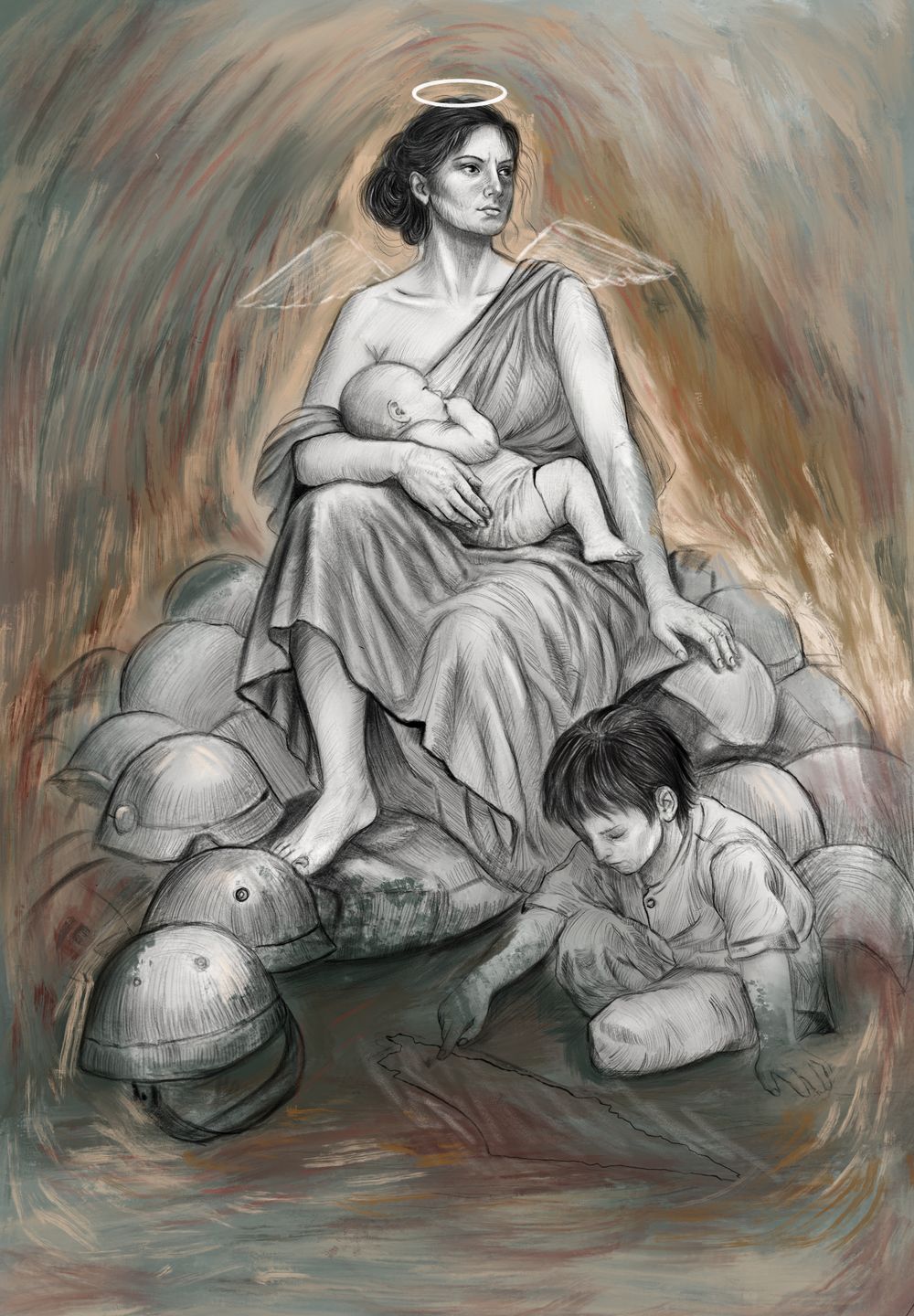 Where Children Draw During War