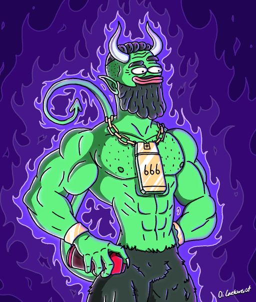 Evil Chad Pepe