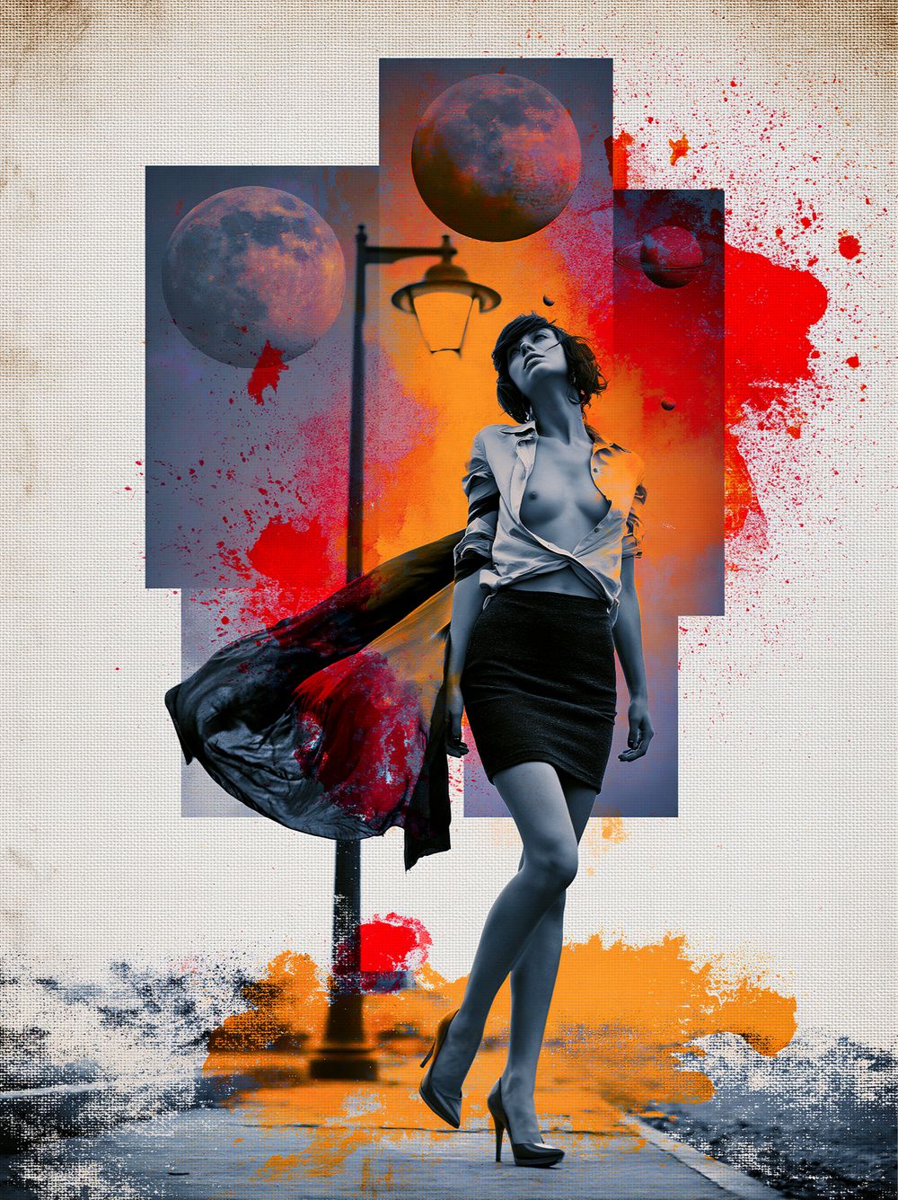 SHE WALKS ALONE