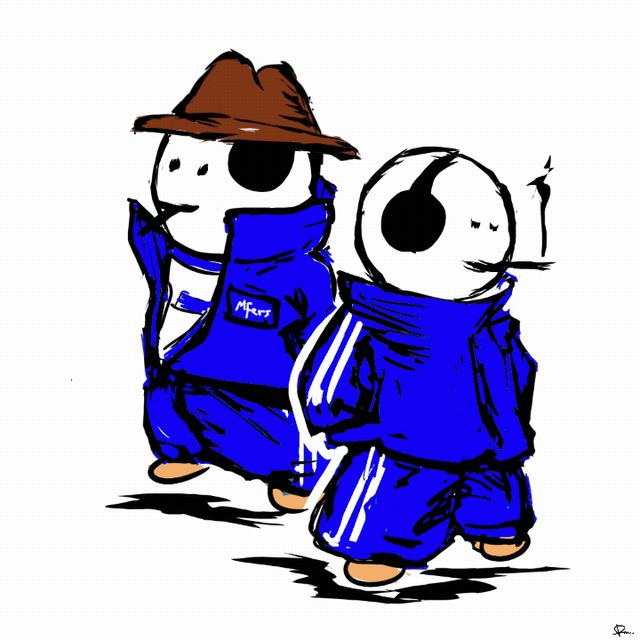 blue mfers