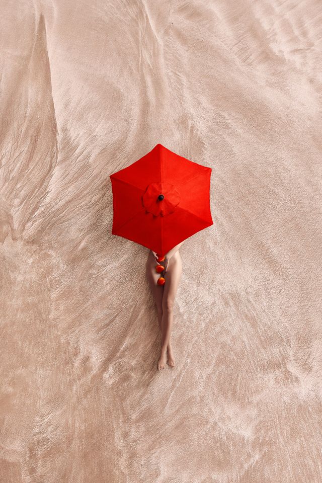Red umbrella