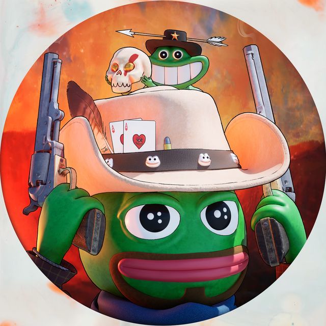 GUNSLINGER PEPE SKULL 
