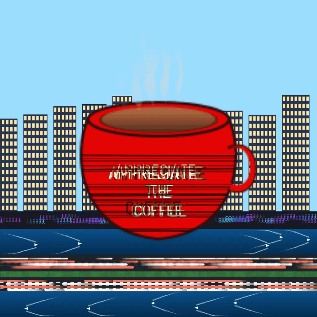 Appreciate the Coffee animated artwork by Burcin IO