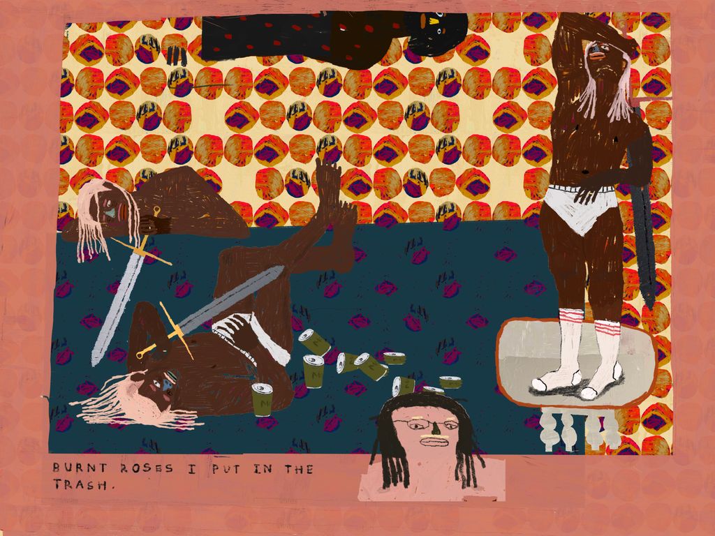 burnt roses