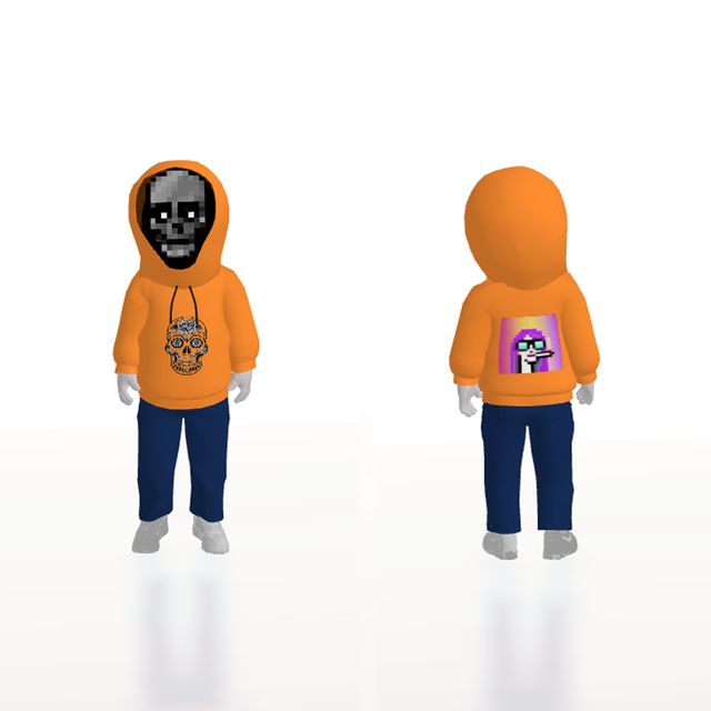 DYNAMIC PFP HOODIE AVATAR SKULL