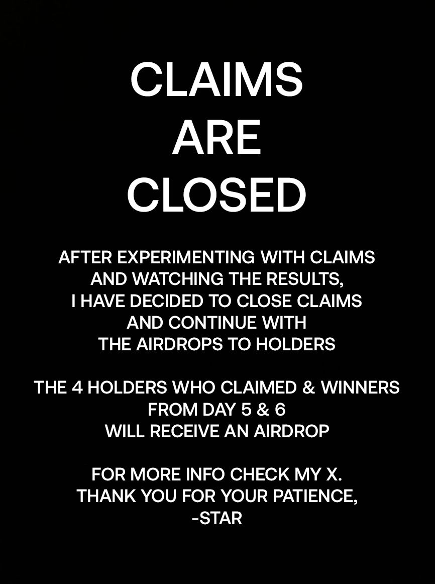 CLAIM IS NO LONGER VALID - AIRDROP WILL CONTINUE