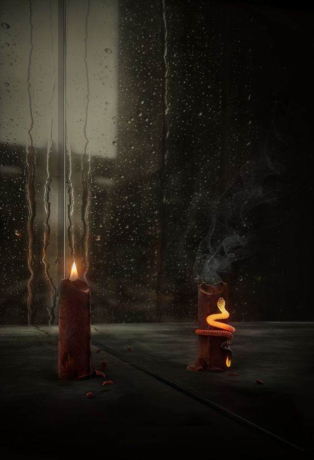 So you let me burn just to relight your own fire?