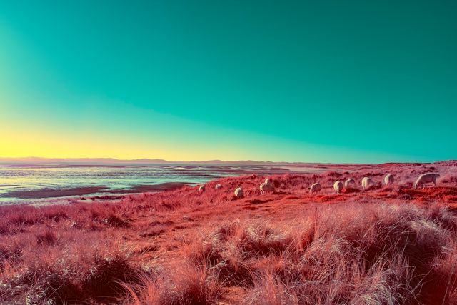 Sheep at the Edge of Light