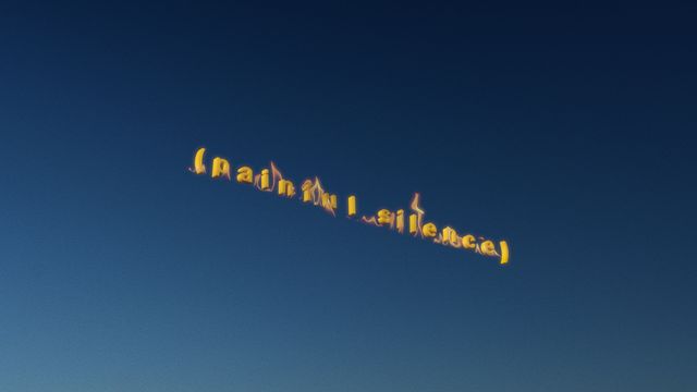burning (painful silence)
