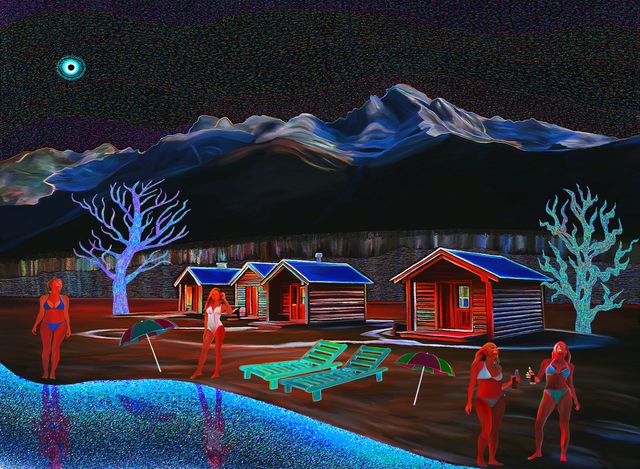 Martian Lake Evenings