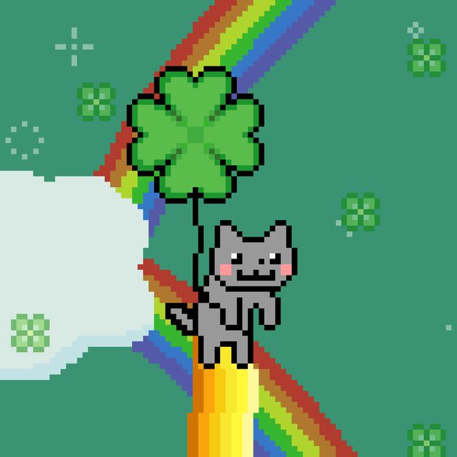 Clover Nyan Balloon