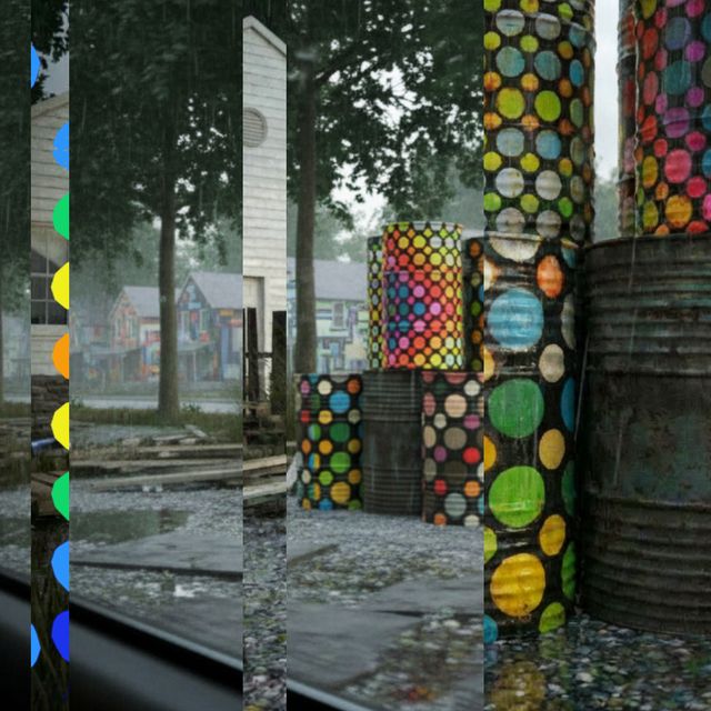 still, patterns form