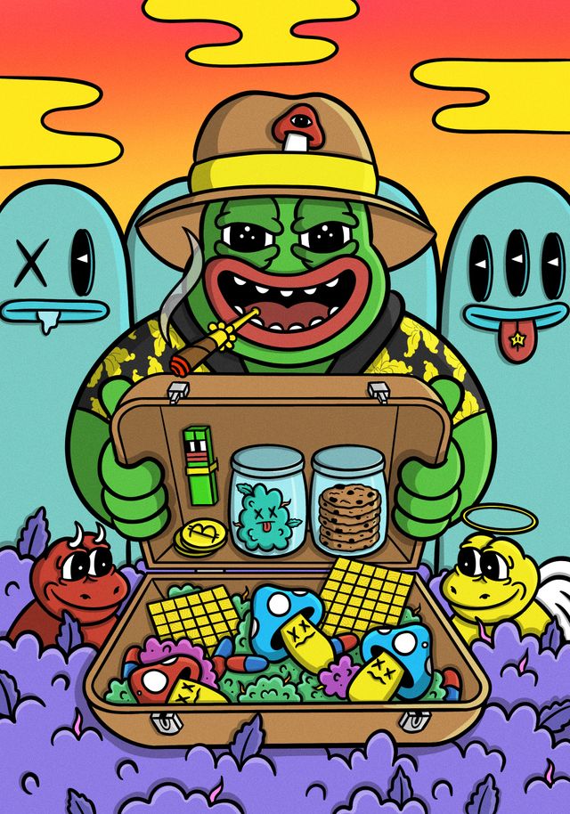 Trippy Dealer Pepe 