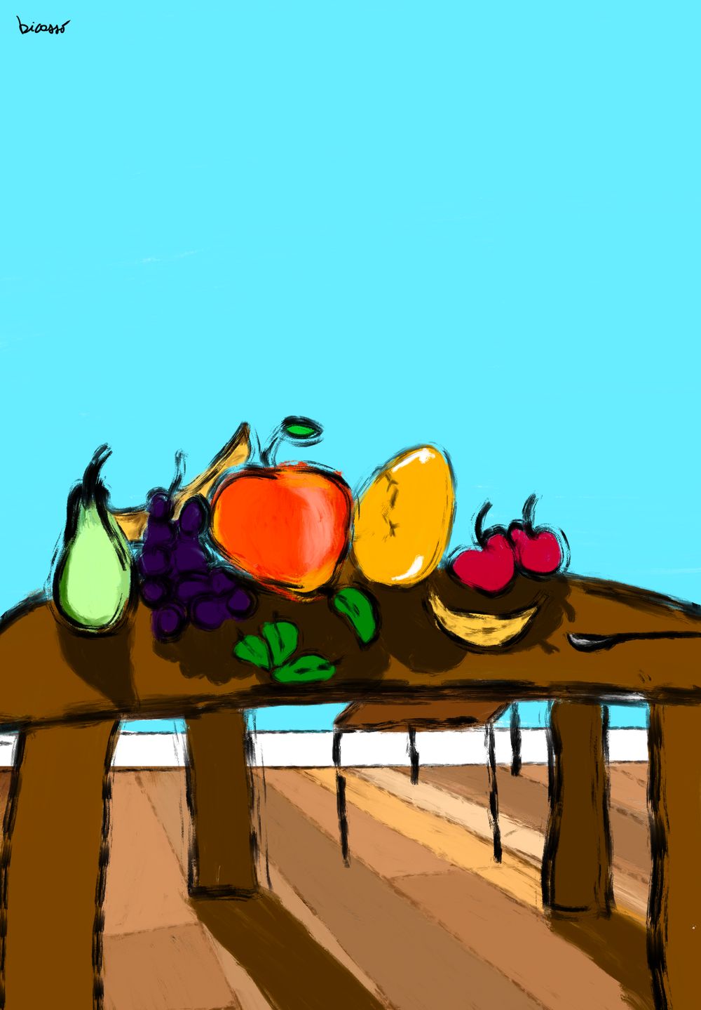 Frutta e uovo d'oro.