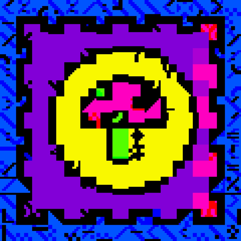 PETSCII Mushroom Acid
