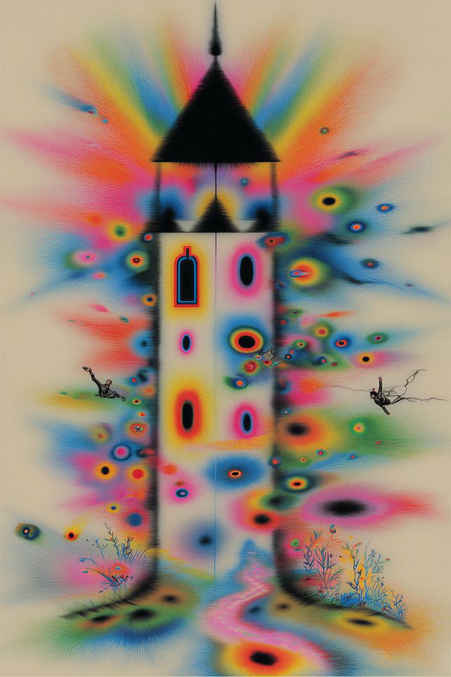 XVI — The Tower (La Maison Dieu)