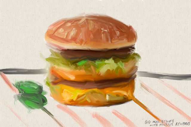 Big Mac Study With Pickles Removed