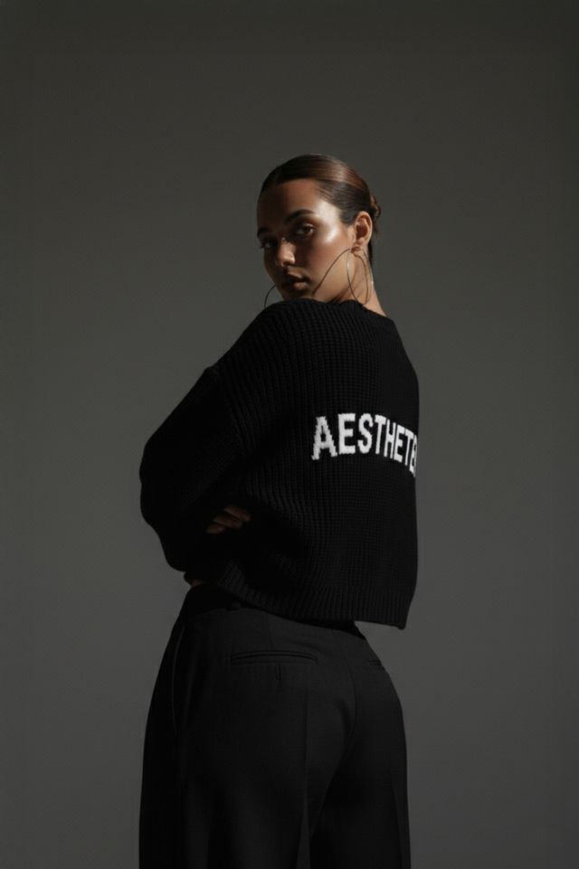 black knit dark edition
