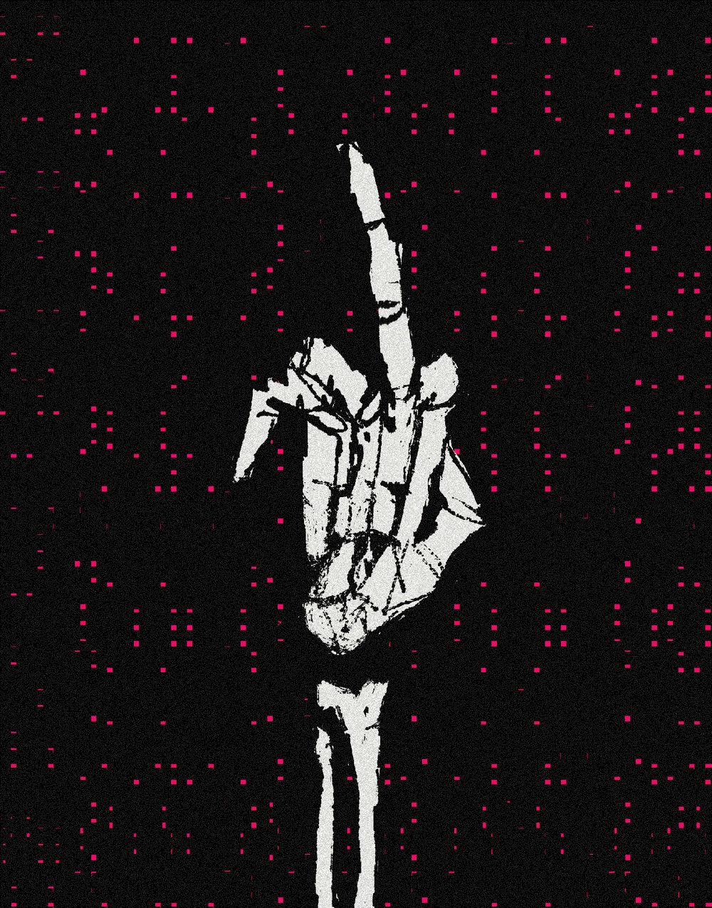 for once in a while, you may use your middle finger.
