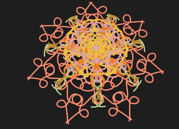 Mandala Futuristico