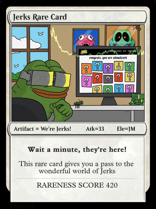 JERKS RARE CARD 