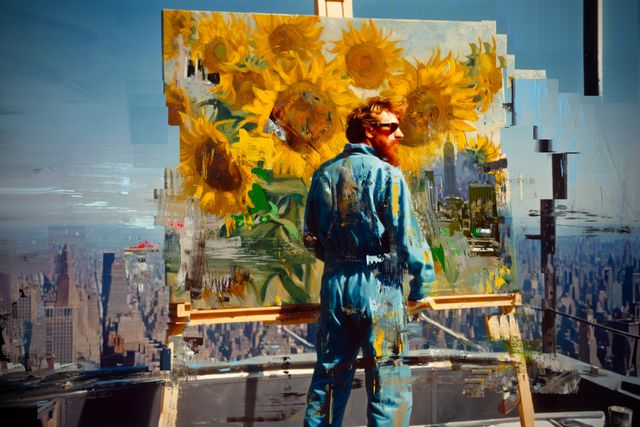 Vincent, Sunflowers and the Empire State