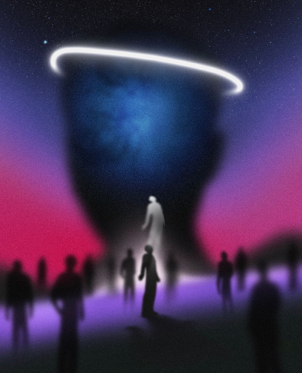 Praying to the sky