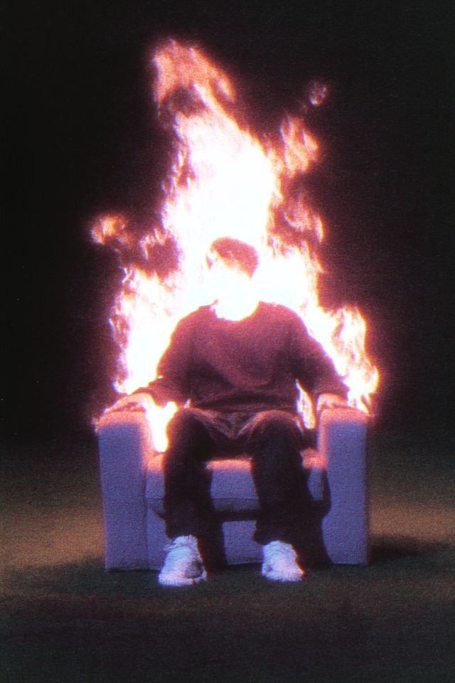 Burning alone