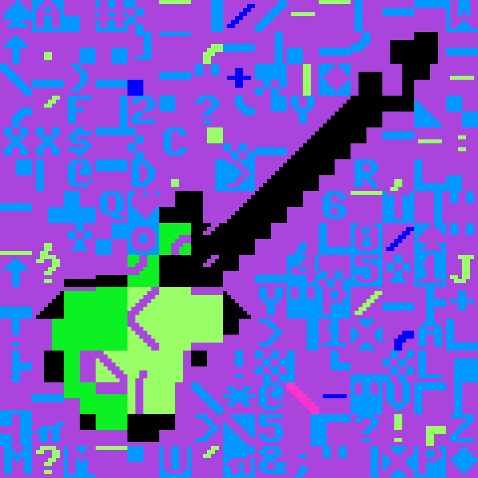 PETSCII Bass Guitar