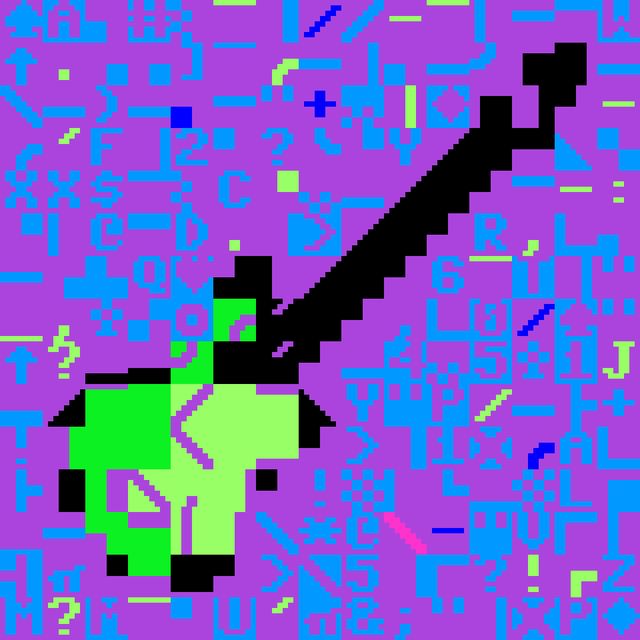 PETSCII Bass Guitar