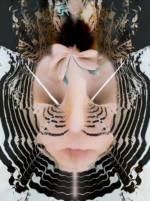 I scare myself / Self Portrait 1