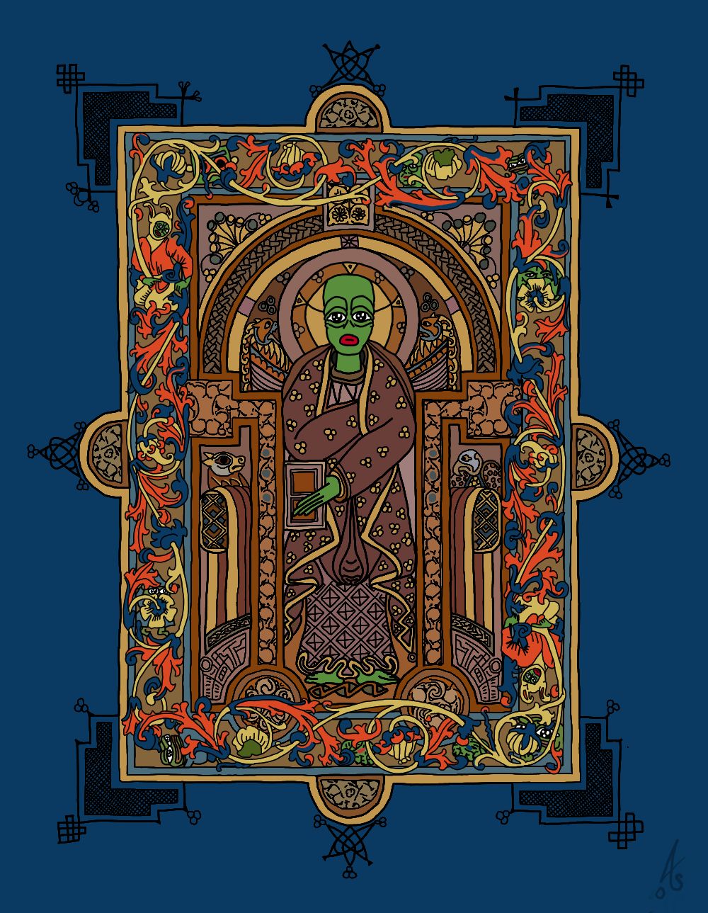 Illuminated Pepe #1