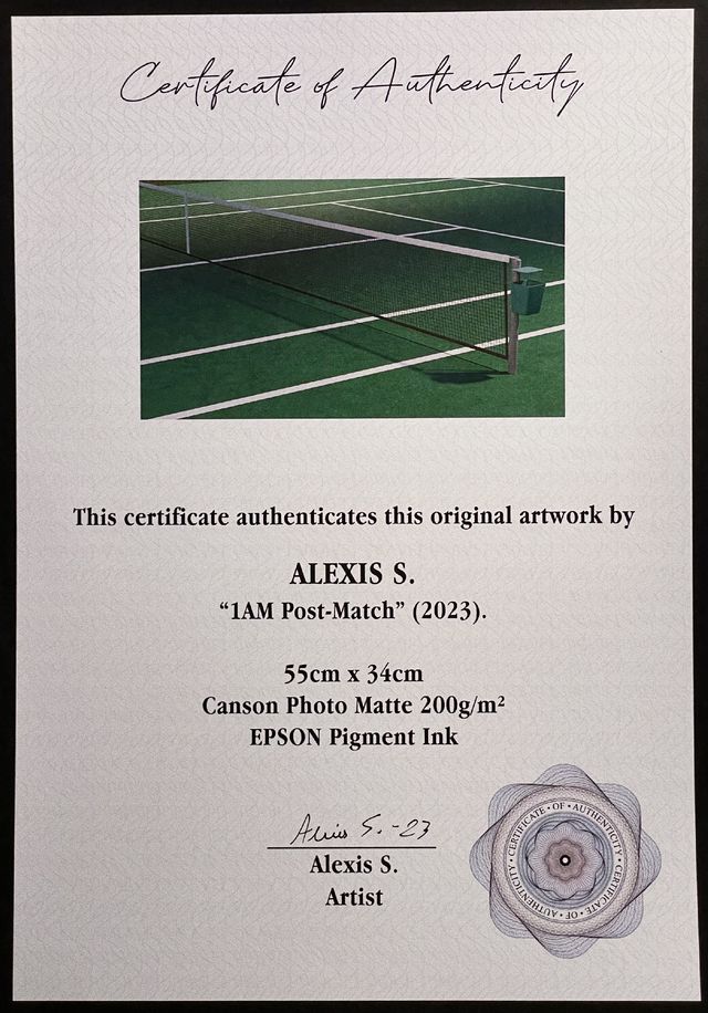 Physical Print - “1AM Post-Match” 1/1